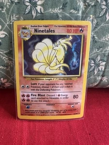 Ninetales 12/102 Holo Rare Unlimited Base Set Pokemon Card Tcg MP - Photo 1 sur 2