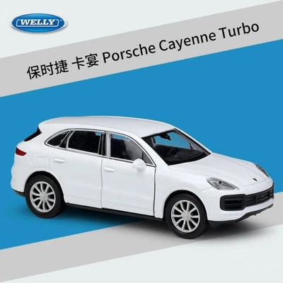 Welly 1:36 Porsche Cayenne Turbo Diecast Metal Pullback Model Car New in Box - Image 1 of 4
