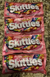 Skittles Candy Smoothies Limited Edition Hard To Find Lot Of 4 Bags Size 1.76 Oz - Picture 1 of 6
