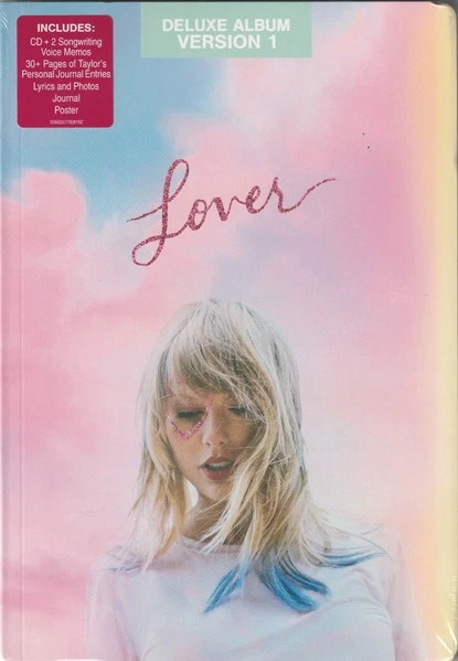 Taylor Swift  - Lover (versione 1 Con 2 Tracce Bonus+poster+carta Da Lettere ... - Immagine 1 di 1