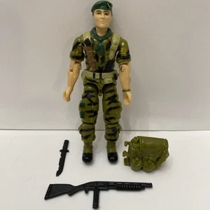 Vtg 1987 Hasbro GI JOE Falcon Green Beret 3.75” Action Figure Mostly Complete - Picture 1 of 7