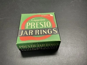 Vintage Cupples Presto Jar Rings Box Of 12 In Original Box USA - Picture 1 of 7