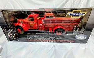 HIGHWAY 61 #50184A 1941 CHEVY FIRE PUMPER E-7 1:16  (new in box Read Details) - Picture 1 of 4