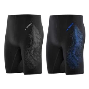 Men's Swim Jammer Shorts Racing and Training Swimsuit Men's Swimwear Swim Trunks - Picture 1 of 16