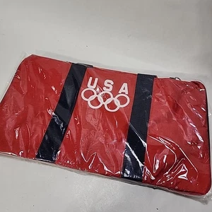 Vintage Team USA Olympics Duffel Bag Mini Red NEW Old Stock 1988 NOS - Picture 1 of 5