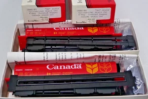 2x Intermountain #CNWX-05/06 HO Canadá Rojo Cilíndrico Grano Tolva Coche KIT LOTE - Imagen 1 de 4