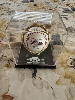 Tony Gwynn Signed Aztec Invitational Inaugural Game At Petco Park Baseball - Image 1 of 4