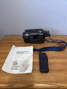 Sony Handycam CCD-TR67 8mm Video8 XR Video 8 Camcorder Works When Plugged In - Picture 1 of 15