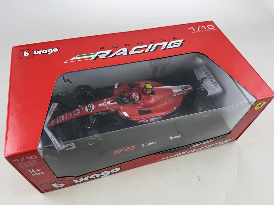 Burago Ferrari SF23 Sainz 1:18 Modélisme - Photo 1/1