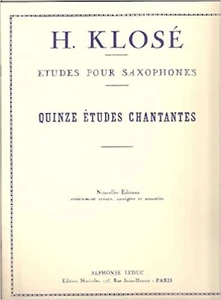 Klosé études pour saxophones quinze études chantantes (Ed.leduc) - Picture 1 of 1