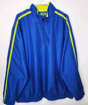 Pulôver de golfe masculino tamanho XL Ben Hogan desempenho jaqueta corta-vento azul - Imagem 1 de 4