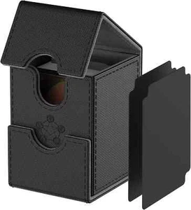MIXPOET Deck Box for MTG Commander Cards Trading Card Case with 2 Dividers Large - Picture 1 of 7