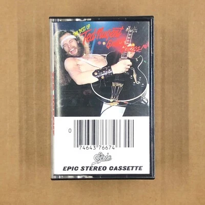 TED NUGENT Cassette Tape GREAT GONZOS! 1981 BEST OF Hard Rock CLEAR SHELL Rare - Image 1 of 4
