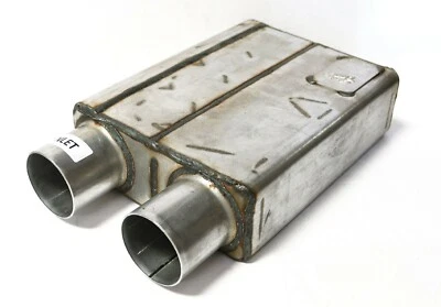 SPINTECH MUFFLER  333SCS Split Case Same End Inlet and Outlet 2.5" In/Out - Image 1 of 4