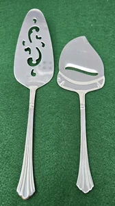 Estia DORIAN Pierced Pie Cake Server & Cheese Plane Serving Party  Flatware - Picture 1 of 10