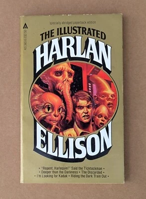 THE ILLUSTRATED HARLAN ELLISON 1980 Ace PB - UNREAD Steranko, Stout, the Dillons - Image 1 of 4