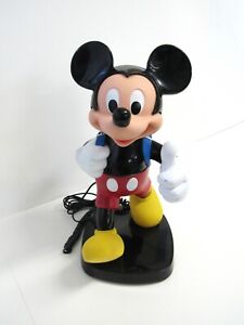 Vintage Disney Mickey Mouse Backpack Novelty Phone - Tested, Works - VGUC
