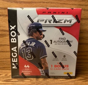 2020 Panini Prizm MEGA Box Factory Sealed 1-AUTOGRAPH + 1 Bonus 12 Card Pack - Picture 1 of 3