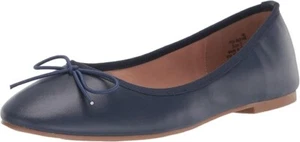 Journee Collection Women Slip On Ballet Flats Vika Size US 7 Navy Blue - Picture 1 of 7