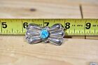 Estate Find Vintage Turquoise Sleeping Beauty Butterfly Old Pawn  Brooch Lapel
