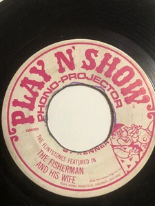 Vintage 1969 KENNER, PLAY N SHOW Flintstones featured The Fisherman and His wife - Picture 1 of 4