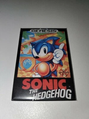 Sonic the Hedgehog Sega video game Refrigerator Magnet 2" X 3" - Image 1 of 2