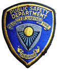 Vintage Ministerium für öffentliche Sicherheit Stadt Sunnyvale Kalifornien Polizei/Feuerwehr Patch - veraltet?