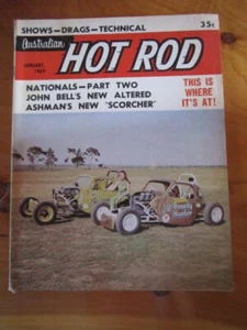 MAGAZINE AUSTRALIAN HOT ROD JANUARY 1969 GREAT *** MUST SEE ** - Picture 1 of 2