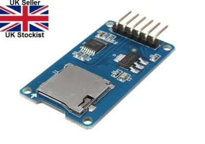 Micro SD TF Memory Card Reader Module SPI interface For Arduino RaspberryPI - Image 1 of 3