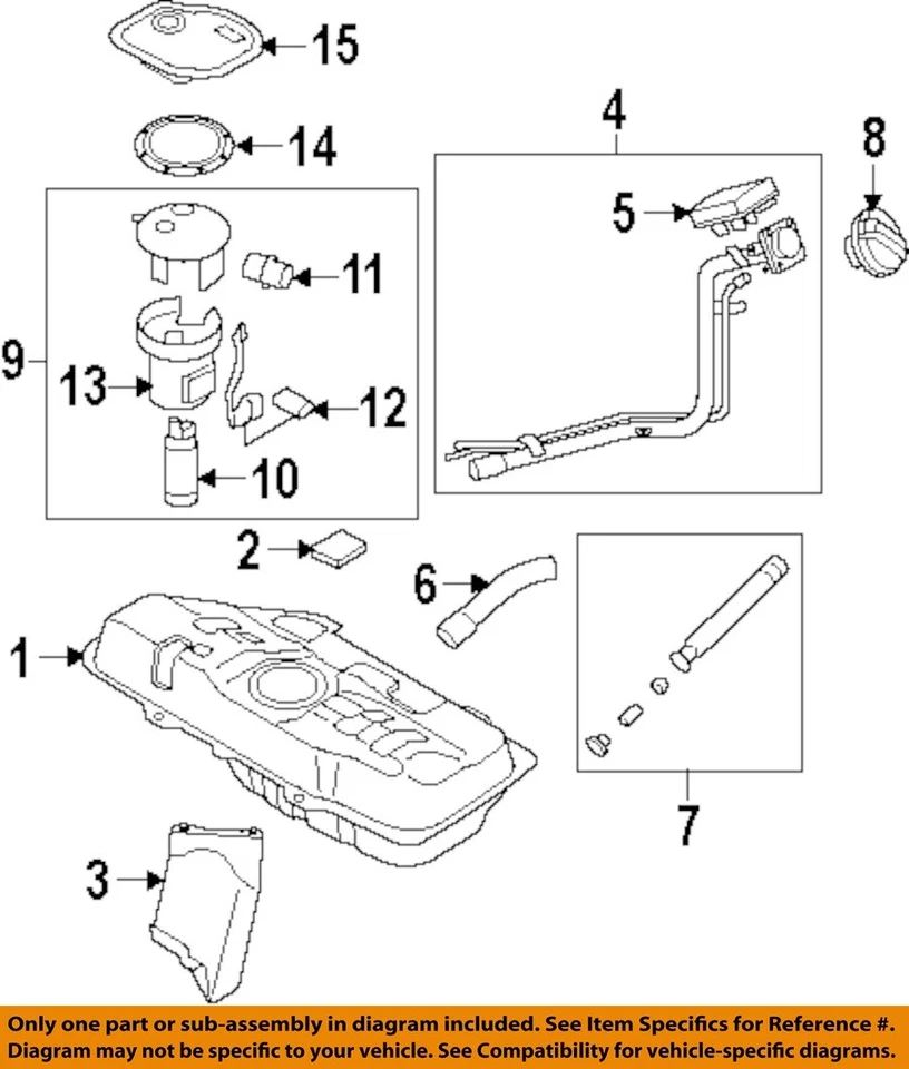 KIA OEM 06-11 Optima Sistema de Combustible Componentes del Sistema de Combustible-Presión Reg 313803K000 Foto 1 de 1