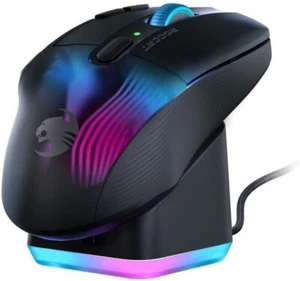 Roccat Kone XP Air Kabellose RGB Gaming Maus schwarz 19.000 DPI AIMO Beleuchtung - Bild 1 von 8