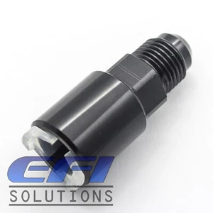 EFI Fuel Fitting Quick Connect 5/16 ID Tube To Male AN6 (Black) 808-01BLK - Picture 1 of 1