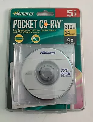 Memorex Pocket CD-RW 5 Pack - Image 1 of 2