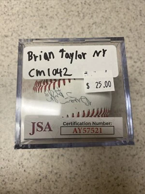 Brian Taylor Wilson Signed Ball JSA Certified CM1042 - Image 1 of 4