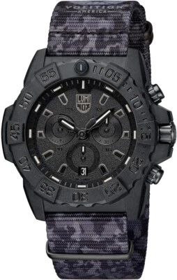 Luminox Men's 45mm Volition Navy Seal Black/Gray Camouflage Watch XS.3581.BO.VOL - Image 1 of 4