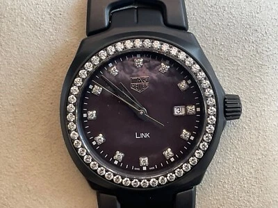 Tag Heuer Bella Hadid Edición Limitada Link WBC1394.BH0745 32mm Mujer’s Como Nuevo Foto 1 de 4