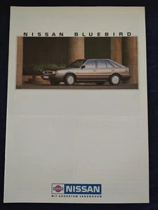 Nissan Bluebird Prospekt 4.1989 - Bild 1 von 8