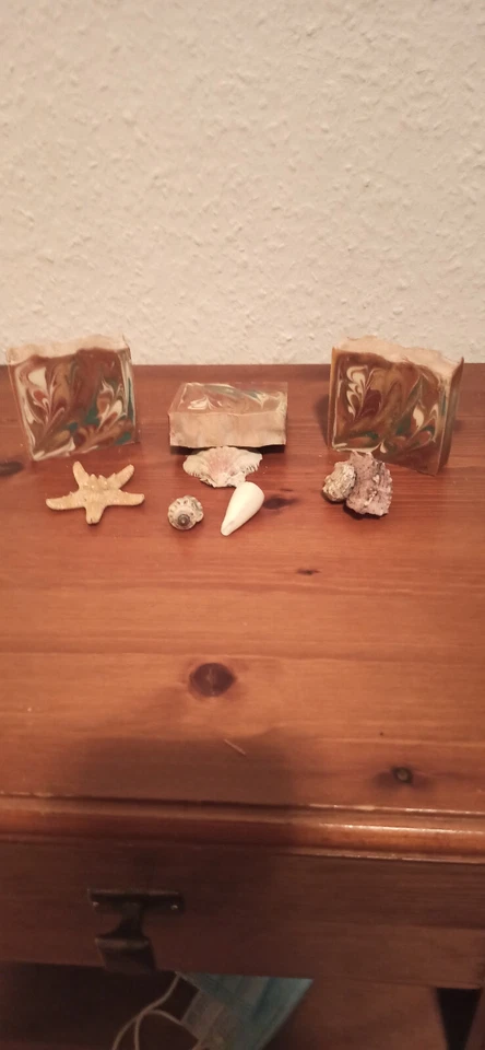 Seife - handgemacht   mehrfarbig - Patchuli - Bild 1 von 1