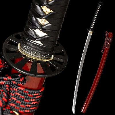 KATOKU Samurai Sword Katana 1095 Carbon Steel Battle Ready Full Tang Razor Sharp