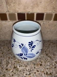 Hermoso jarrón vintage Delft de porcelana azul y blanco bonitos detalles # 0063 - Imagen 1 de 12