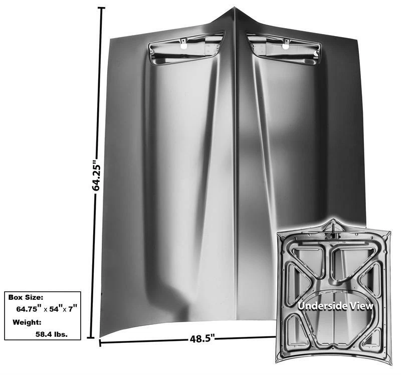 Pontiac Firebird 1969 transmisión automática capó de acero Foto 1 de 1