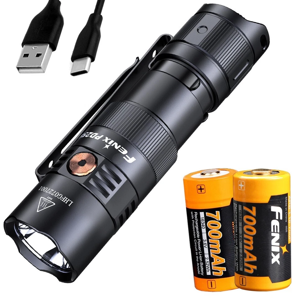Fenix PD25R 800 Lumen Rechargeable EDC Flashlight FL-FX-PD25R