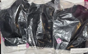 48A Bra Comfort Choice Black Underwire, Adjustable, Lace Details NWT Set Of 3 - Picture 1 of 6
