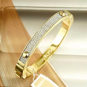 NEU MIT ETIKETT MICHAEL KORS ASTOR BAGUETTE ARMBAND GOLDFARBEN MKJ1975 - Bild 1 von 5