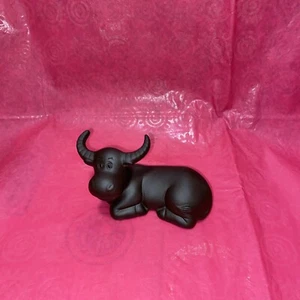Pinion Purple Clay Tea Pet Buffalo, Zisha Figurine Ornament, Kungfu Tea Pets - Picture 1 of 4