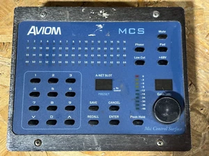 Precontrolador de micrófono de superficie de control de micrófono Aviom MCS para todos los marcos y red de 6416 m - Imagen 1 de 3
