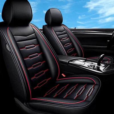 For Chevrolet Silverado 1500 2007-2023 Car Seat Covers Faux Leather Cushion Pad Foto 1 de 4