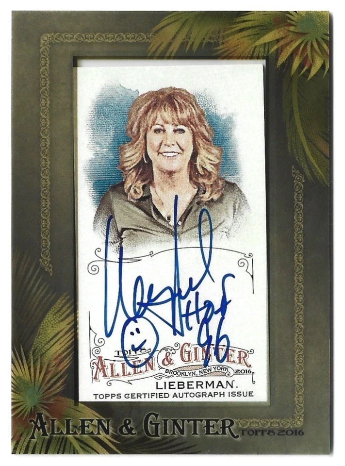 2016 Topps Allen and Ginter Framed Mini Autographs #AGA-NL Nancy Lieberman Auto - Image 1 of 1