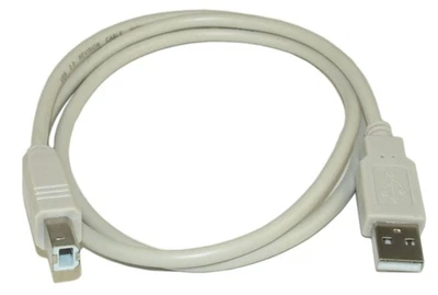3ft USB 2.0 Certified 480Mbps Type A Male to B Male Cable  Beige - Image 1 of 3