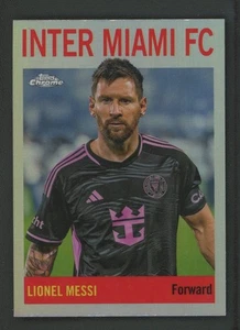 2024 LIONEL MESSI TOPPS CHROME REFRACTOR FORWARD - Picture 1 of 2